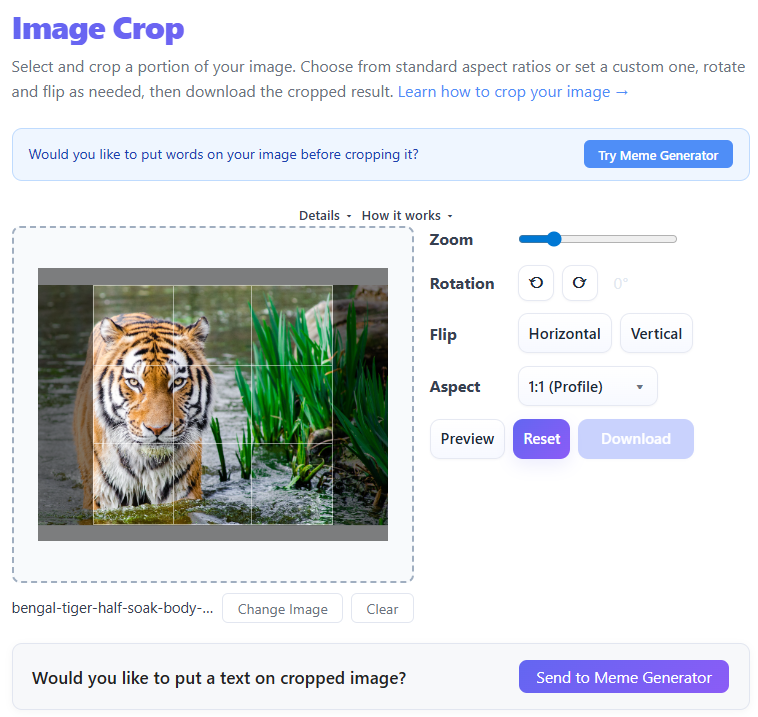 Thumbnail for When you need to crop your images