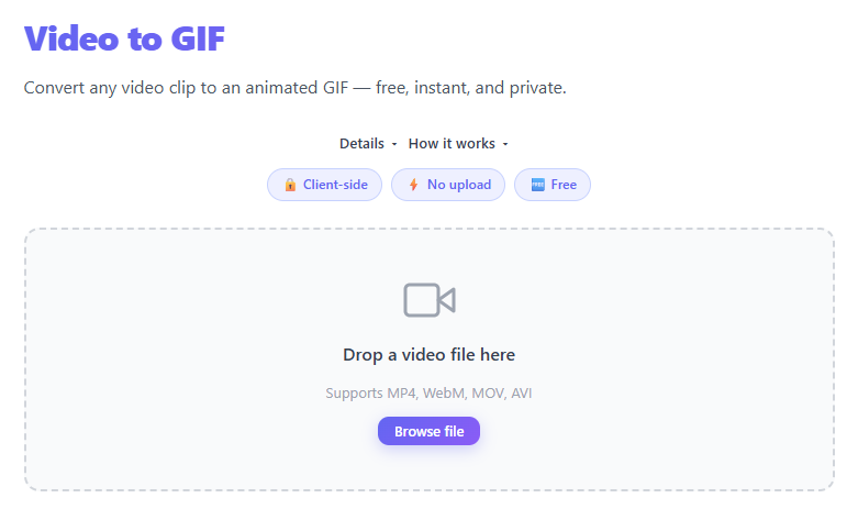 Video to GIF Converter